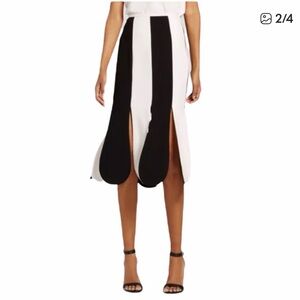 Victoria Beckham for Target Black and white women skirt